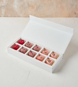 10 pieces Heart Shaped Chocolate - FIVEROSE.AE