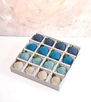 Blue Ombre Strawberries by NJD - FIVEROSE.AE